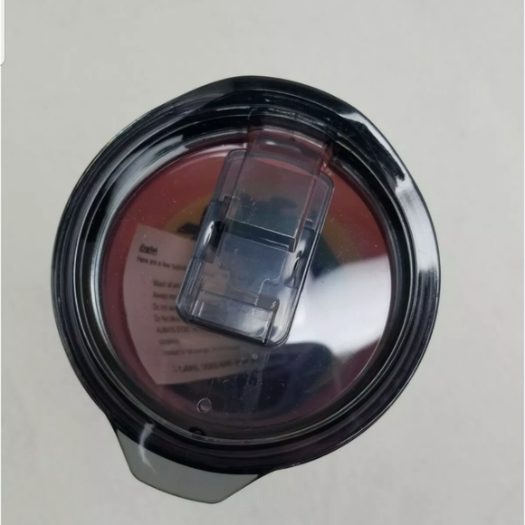 Disney Mickey Mouse Silhouette Rainbow Love Travel Tumbler With Lid New - Picture 4 of 6